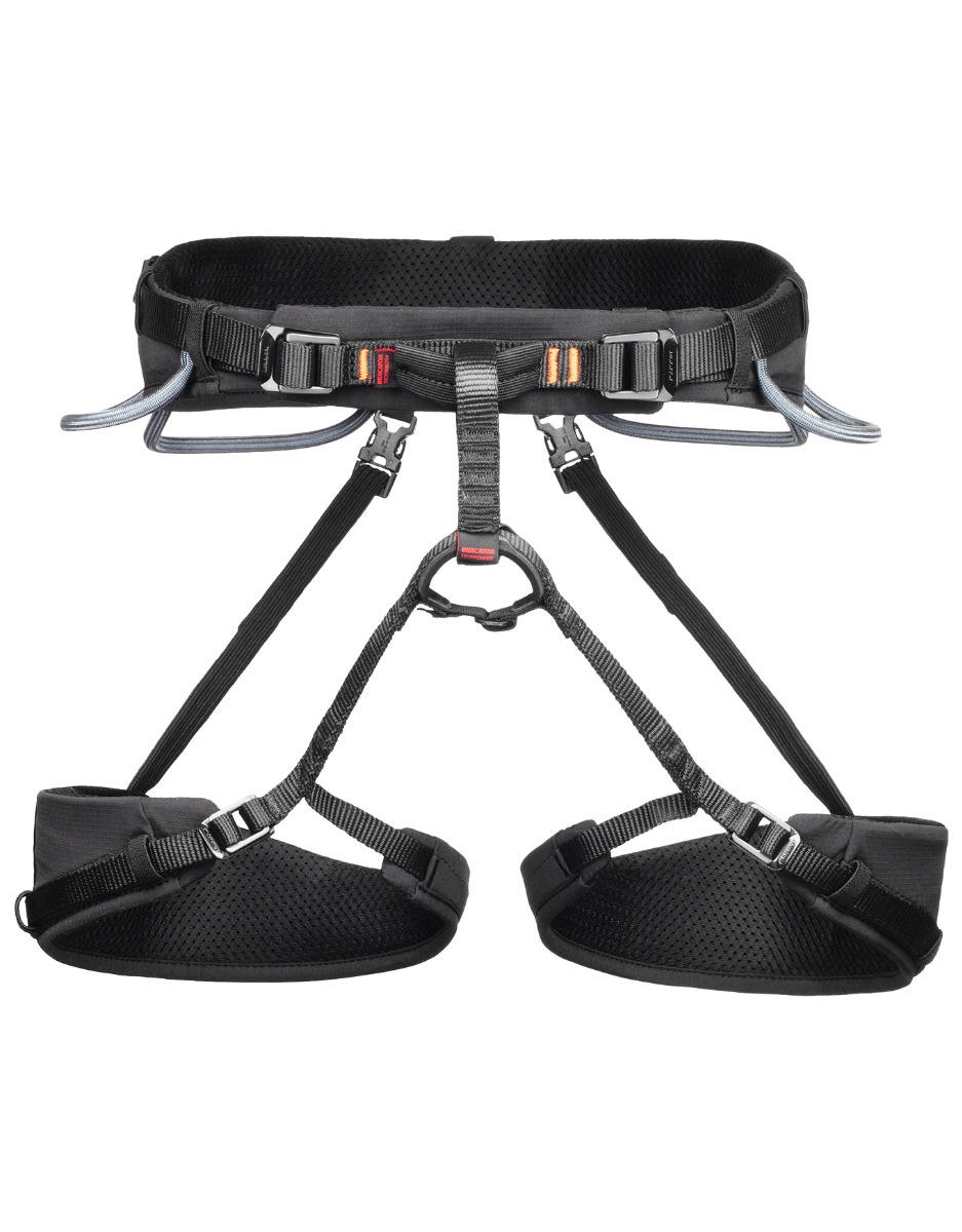 Baudrier d'escalade sportive et d'escalade traditionnelle - Ophir 4 Slide 2.0 Harness Black/Strata - Taille XS/M - Noir