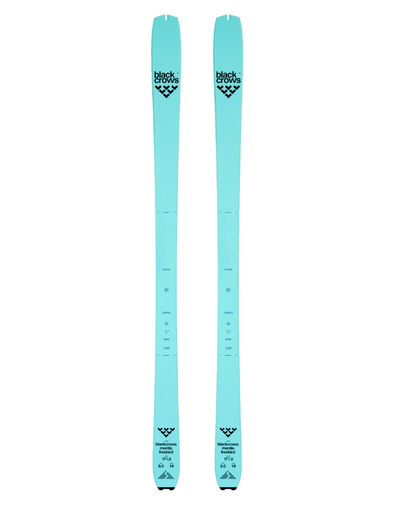Tourenski Mentis Freebird 2026 aus Wolle Größe 157 cm Blau