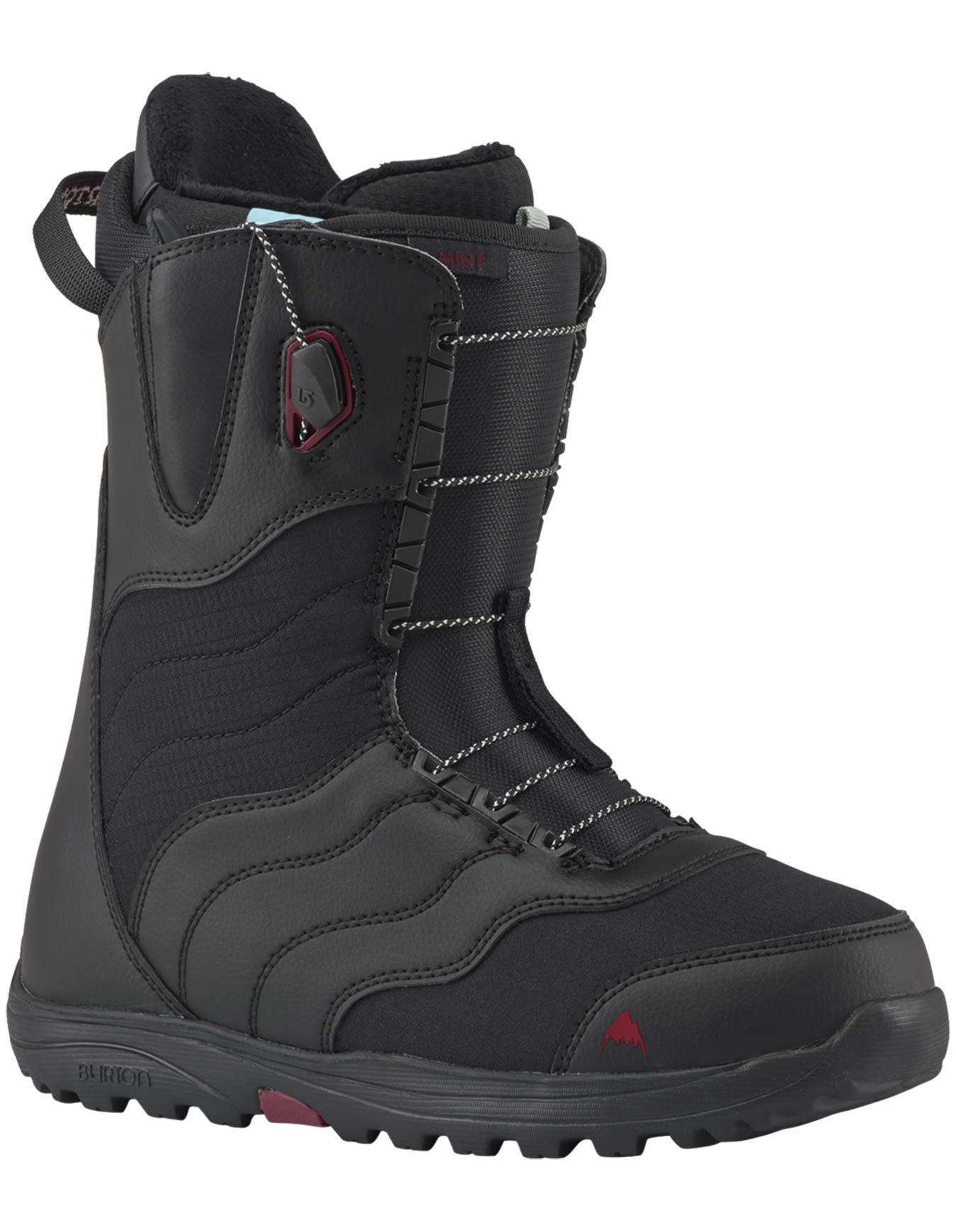 Freeride Snowboardboots Mint Black für Damen Größe 6,5 US schwarz