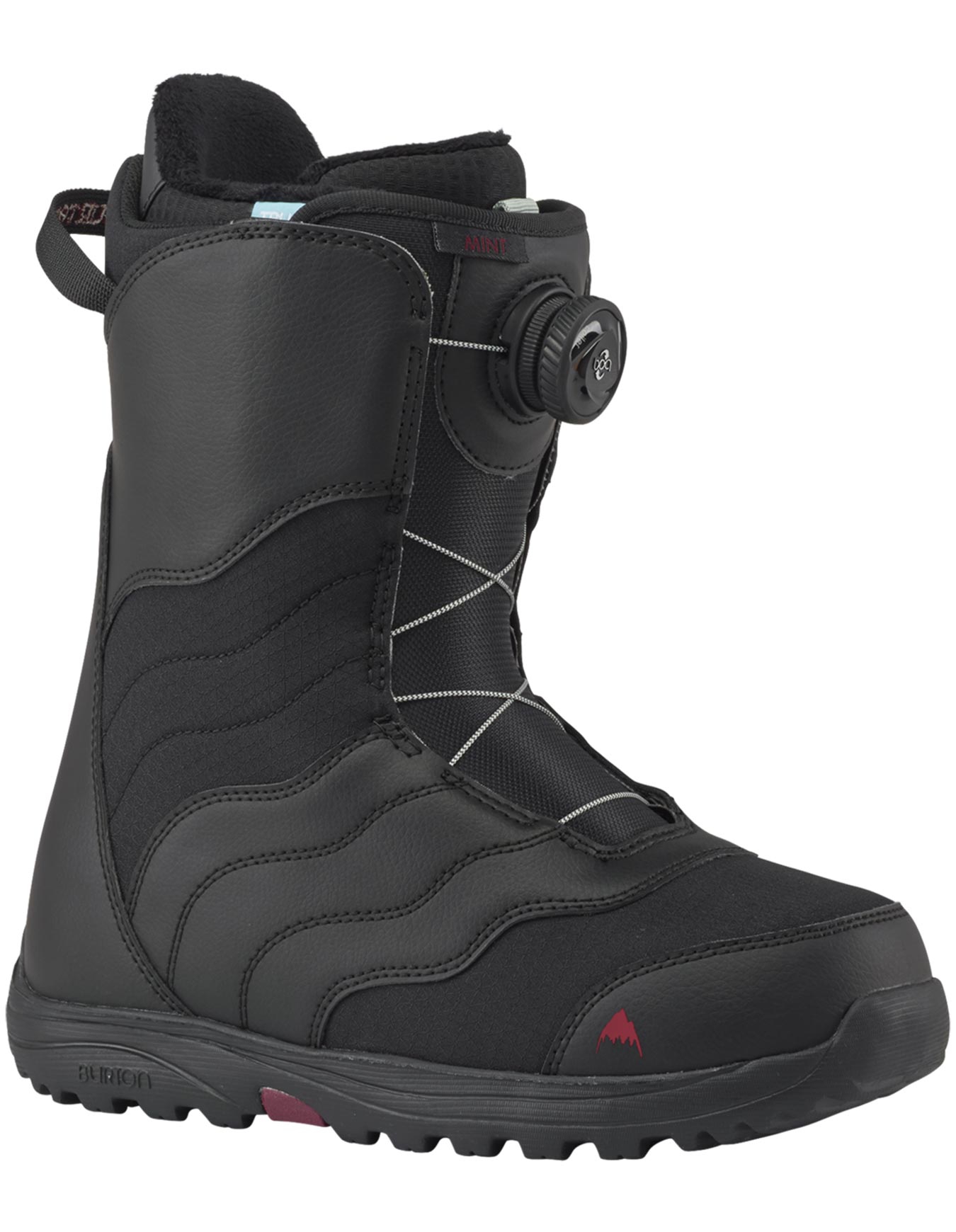 Freeride Snowboardboots Mint Boa Black für Damen aus Wolle Größe 9 US schwarz