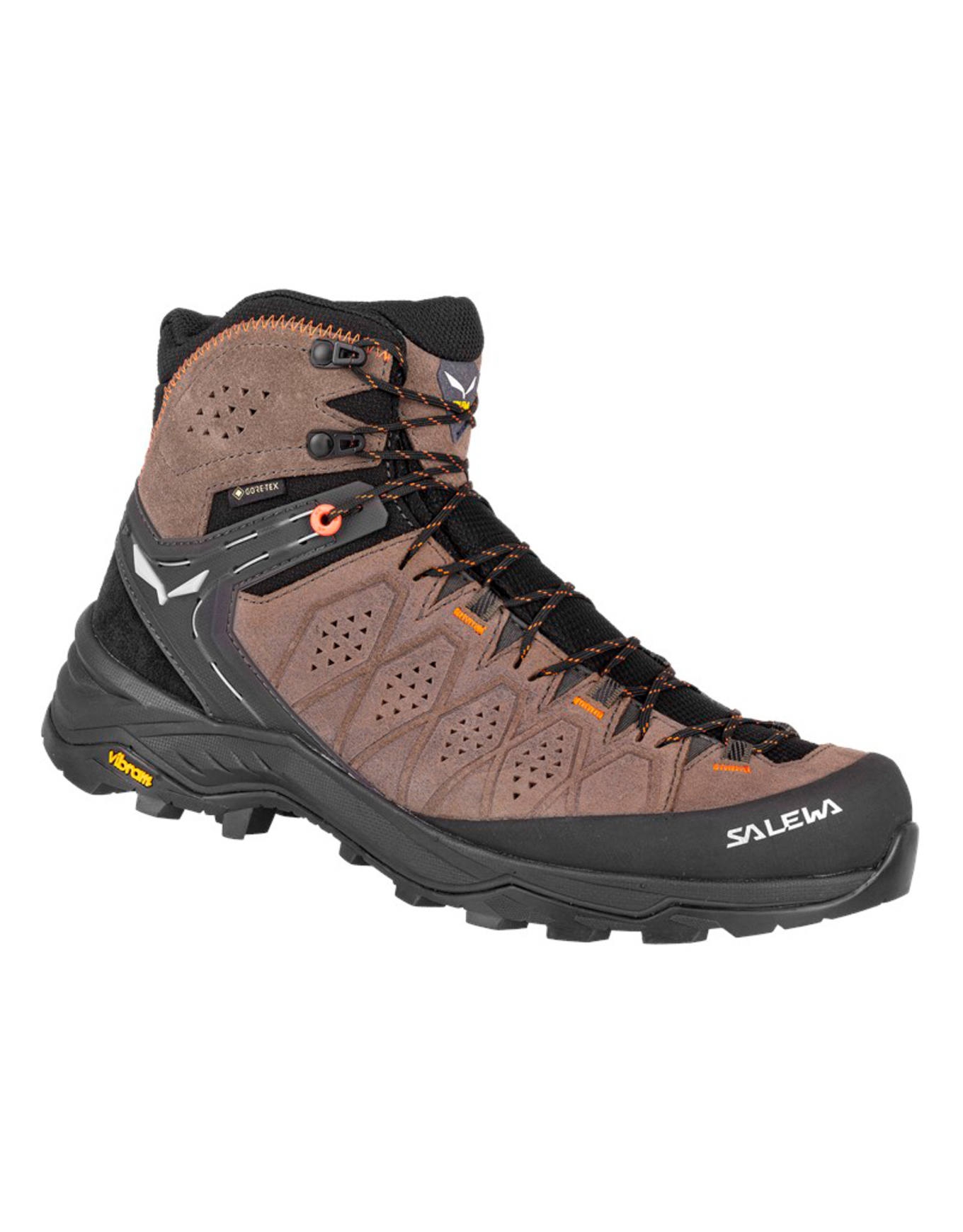 Chaussures de trekking en GORE-TEX® - Alp Trainer 2 Mid GTX M Wallnut/Fluo Orange - Taille 43 - Marron