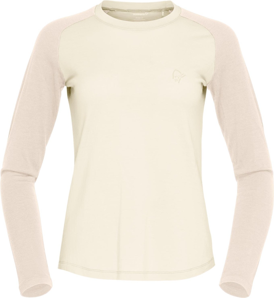 Norrona - Haut en laine de mérinos - Femund PureUll Long Sleeve W Whisper White en Laine - Taille S - Blanc