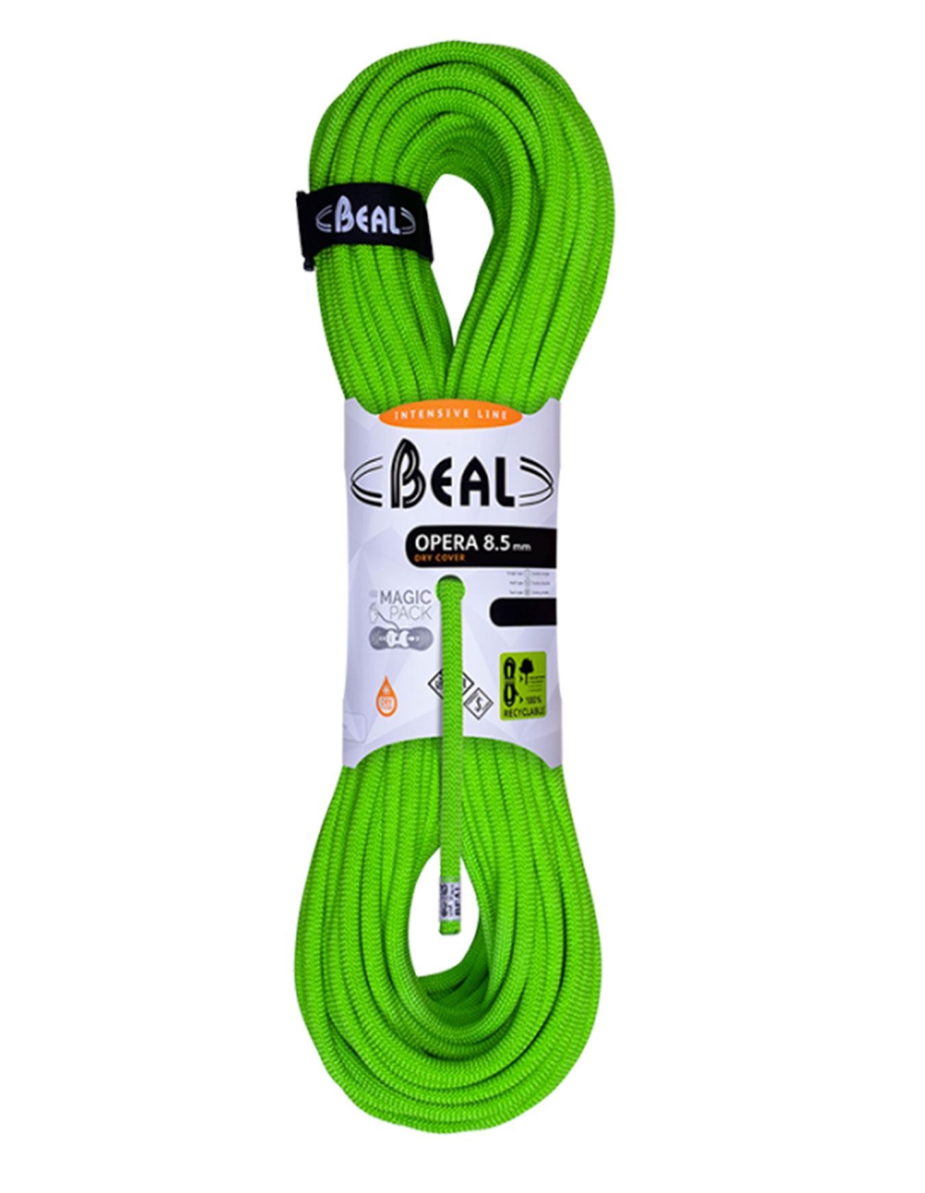 Corde d'escalade - Opera 8.5mm Green - Taille 60 m - Vert