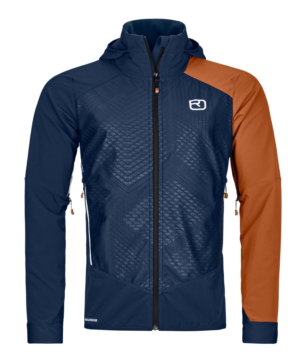 Skitourenjacke Col Becchei Jacket M Deep Ocean für Herren aus Wolle Größe S Navy blau