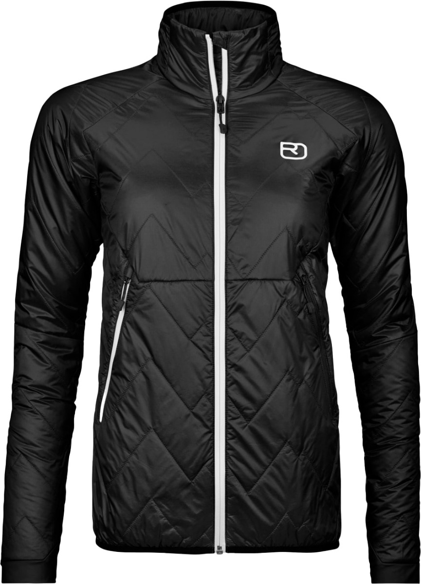 Skitourenjacke Swisswool Piz Vial Jacket W Black Raven für Damen aus Wolle Größe S schwarz