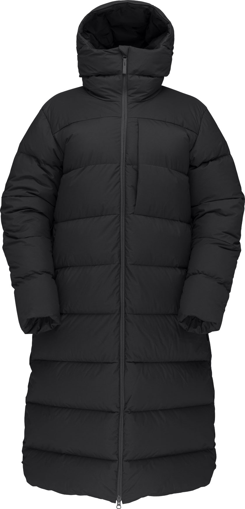 Norrona - Parka longue - Oslo Down750 Coat W Caviar en Nylon - Taille M - Noir