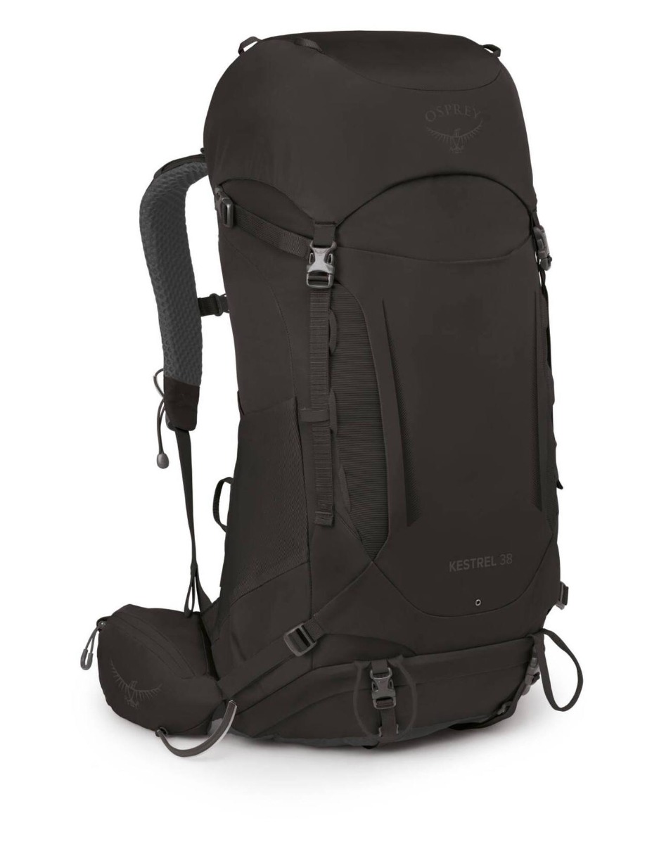 Sac à dos de trekking et randonnée - Kestrel 38 Black en Nylon - Taille S/M - Noir