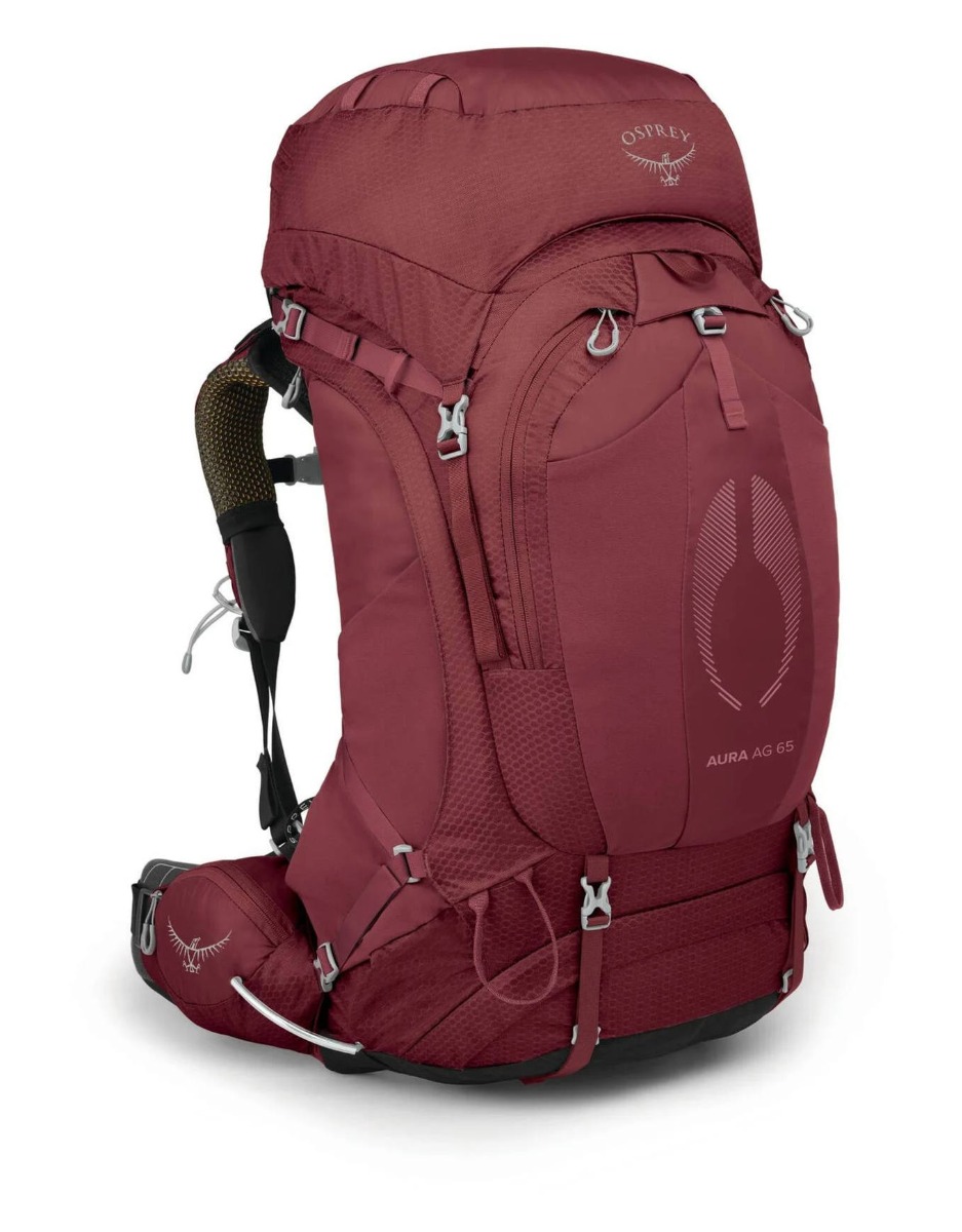 Sac à dos de trekking - Aura AG 65 Berry Sorbet Red - Taille M/L - Rouge