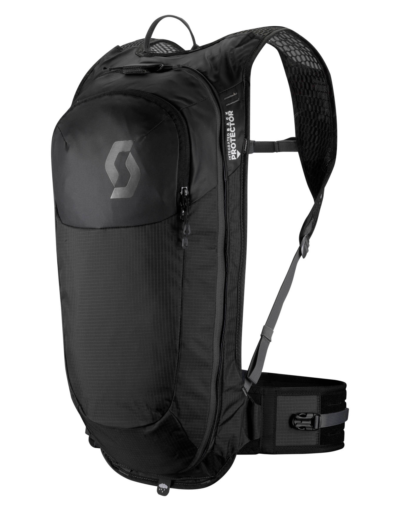 Sac à dos de VTT - Pack Trail Protect FR' 10 Dark Grey/Black - Gris