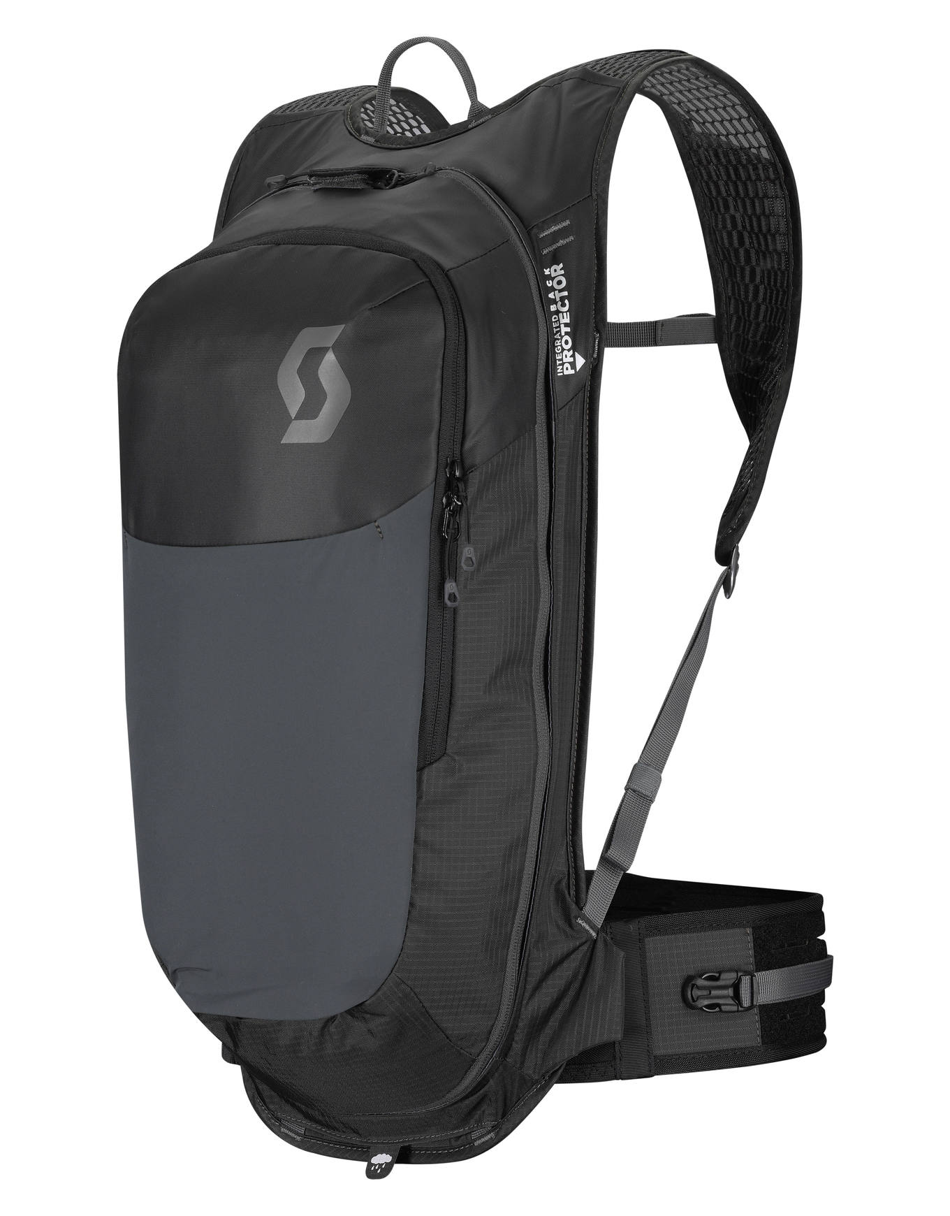 Sac à dos de VTT - Pack Trail Protect FR' 20 Dark Grey/Black - Gris