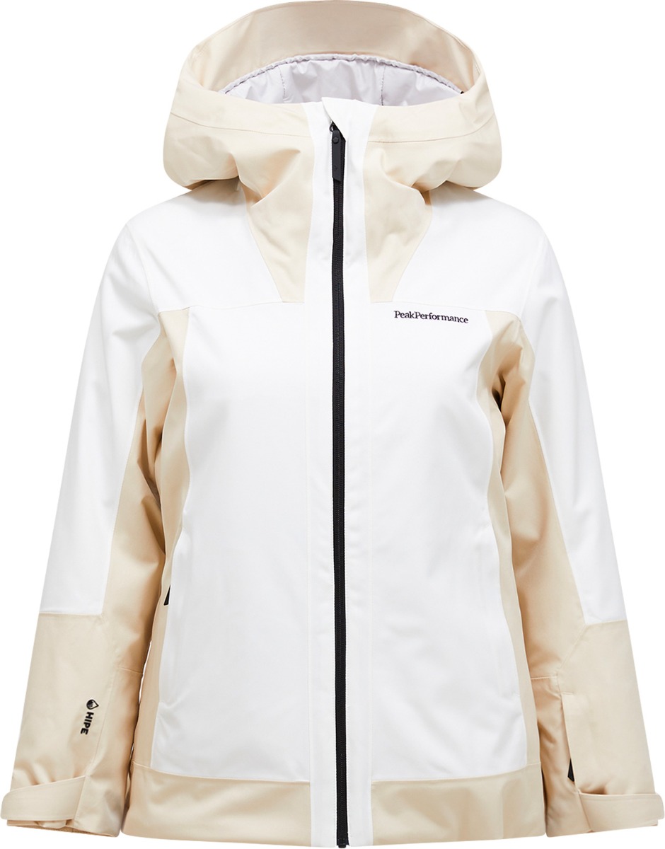 Isolierende Skijacke W Rider Tech 2L Insulated Jacket Sand Fog Off White für Damen Größe S Beige