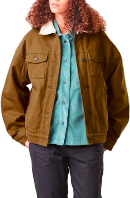 Veste en coton biologique - Berry Brown en Coton - Taille L - Marron
