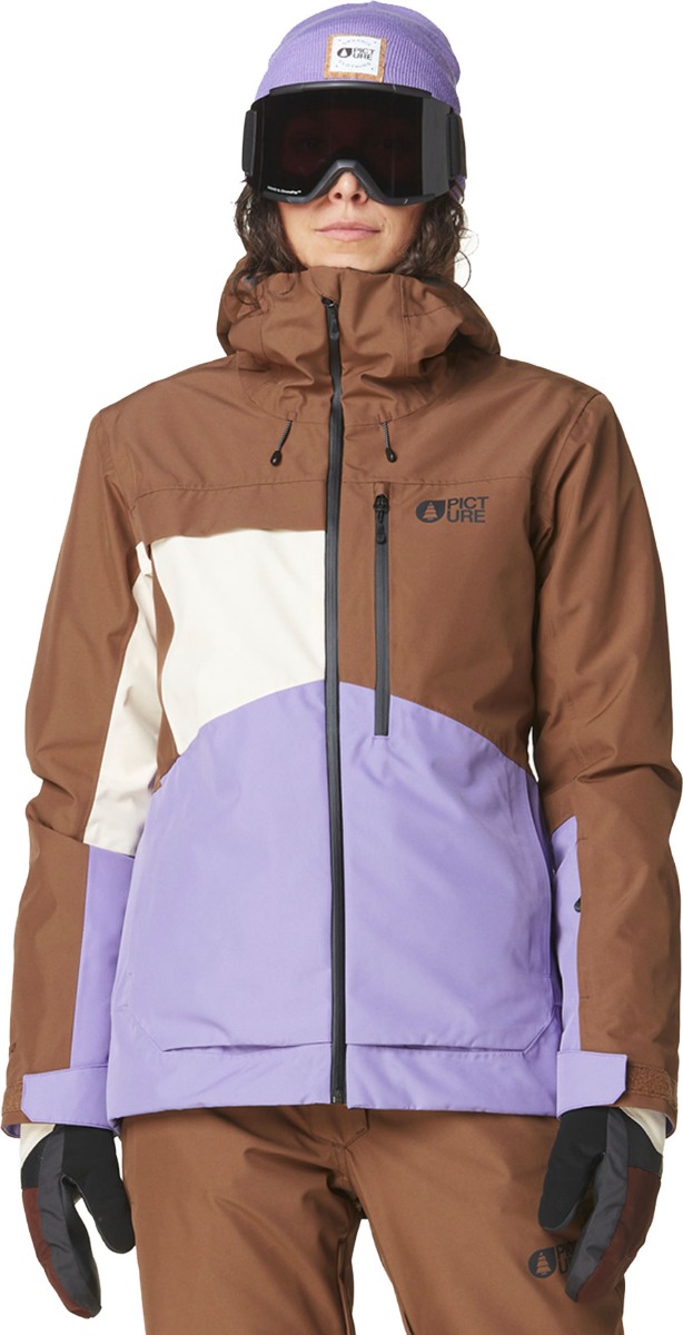 Veste de ski imper-respirante - Seen Jkt Cocoa Brown Paisley - Taille S - Marron