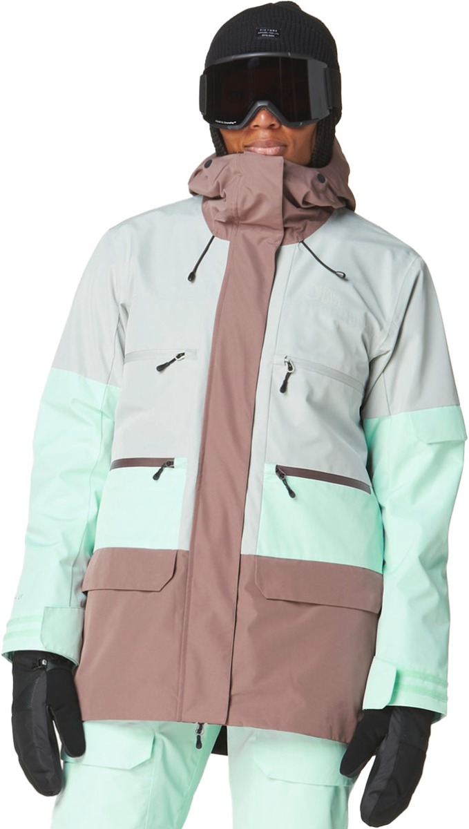 Veste de ski - U68 Jkt Pigeon Starlight Blue Deep Taupe - Taille M - Bleu