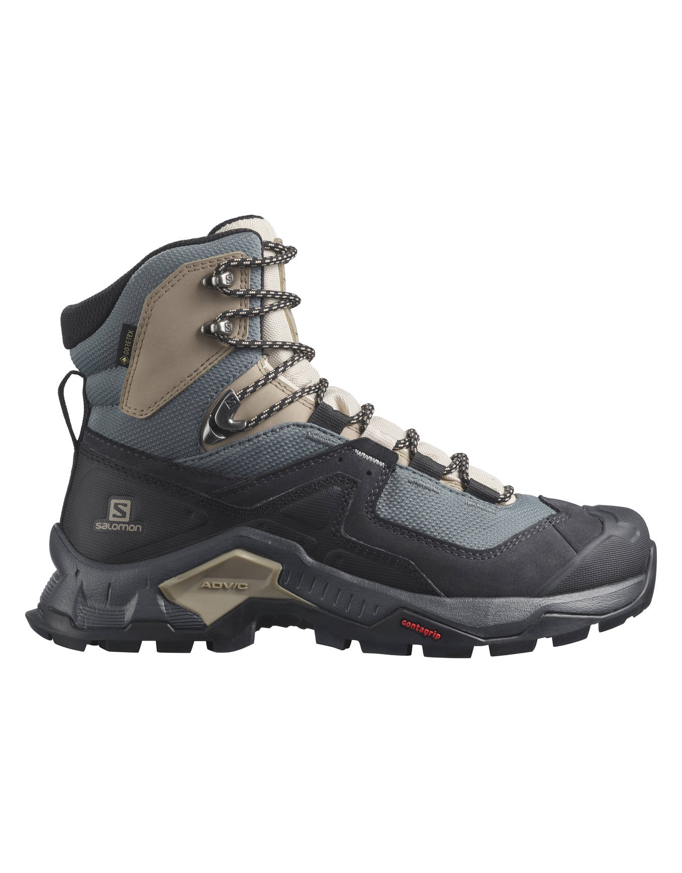 Chaussures de trekking en GORE-TEX - Quest Element GTX W Ebony/Rainy Day en Cuir - Taille 37 1/3 - Bleu