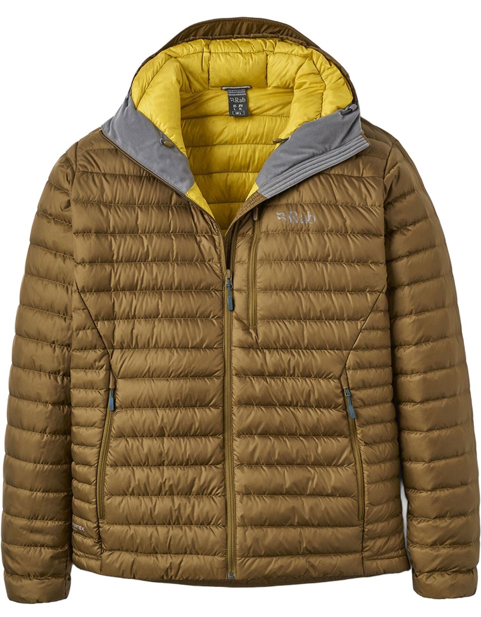 Doudoune chaude en duvet - Microlight Alpine Jacket Oak - Taille M - Marron
