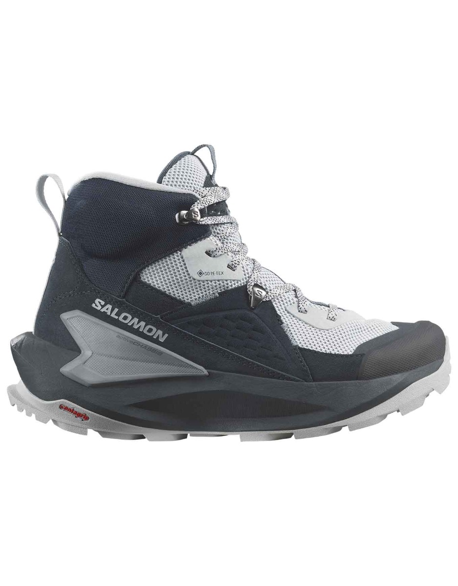 Chaussures de randonnée GORE-TEX - Elixir Mid GTX W Carbon/Pearl Blue/Flint Stone - Taille 37 1/3 - Gris
