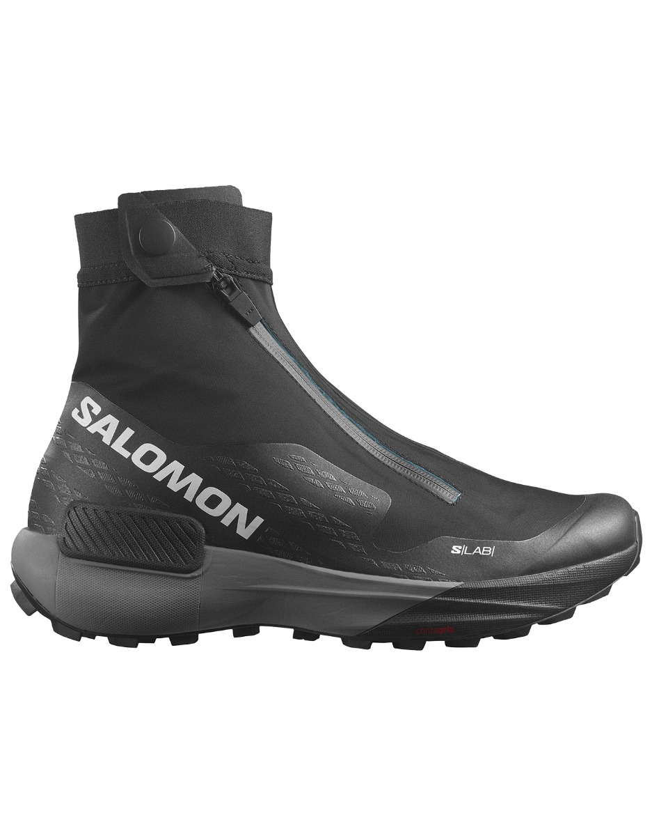 Chaussures de trail - S/Lab Genesis Spine Black/Pewter/Transcend Blue - Taille 10 UK - Noir