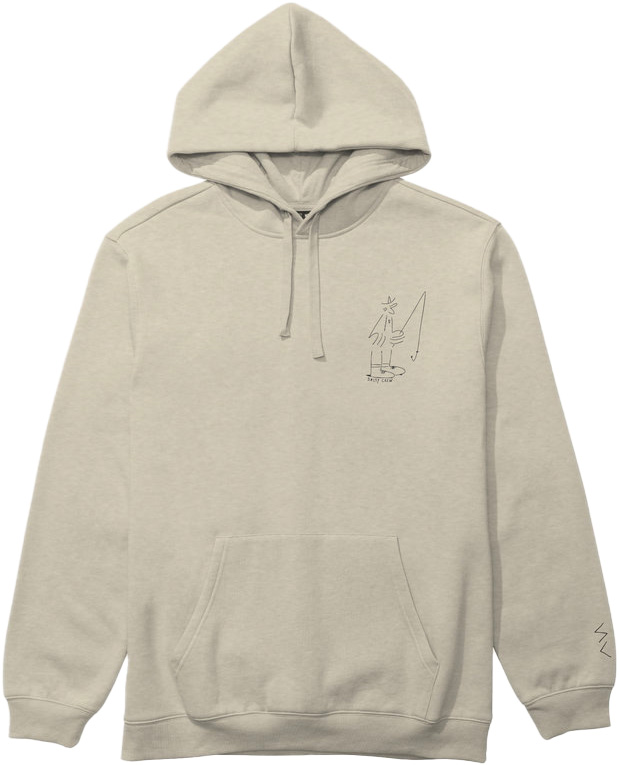 Sweat à capuche en coton - Swivel x LB Hoodie Oatmeal Heather en Coton - Taille M - Beige
