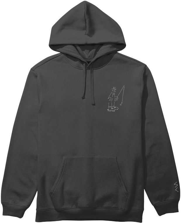 Sweat à capuche en coton - Swivel x LB Hoodie Pirate Black en Coton - Taille M - Noir
