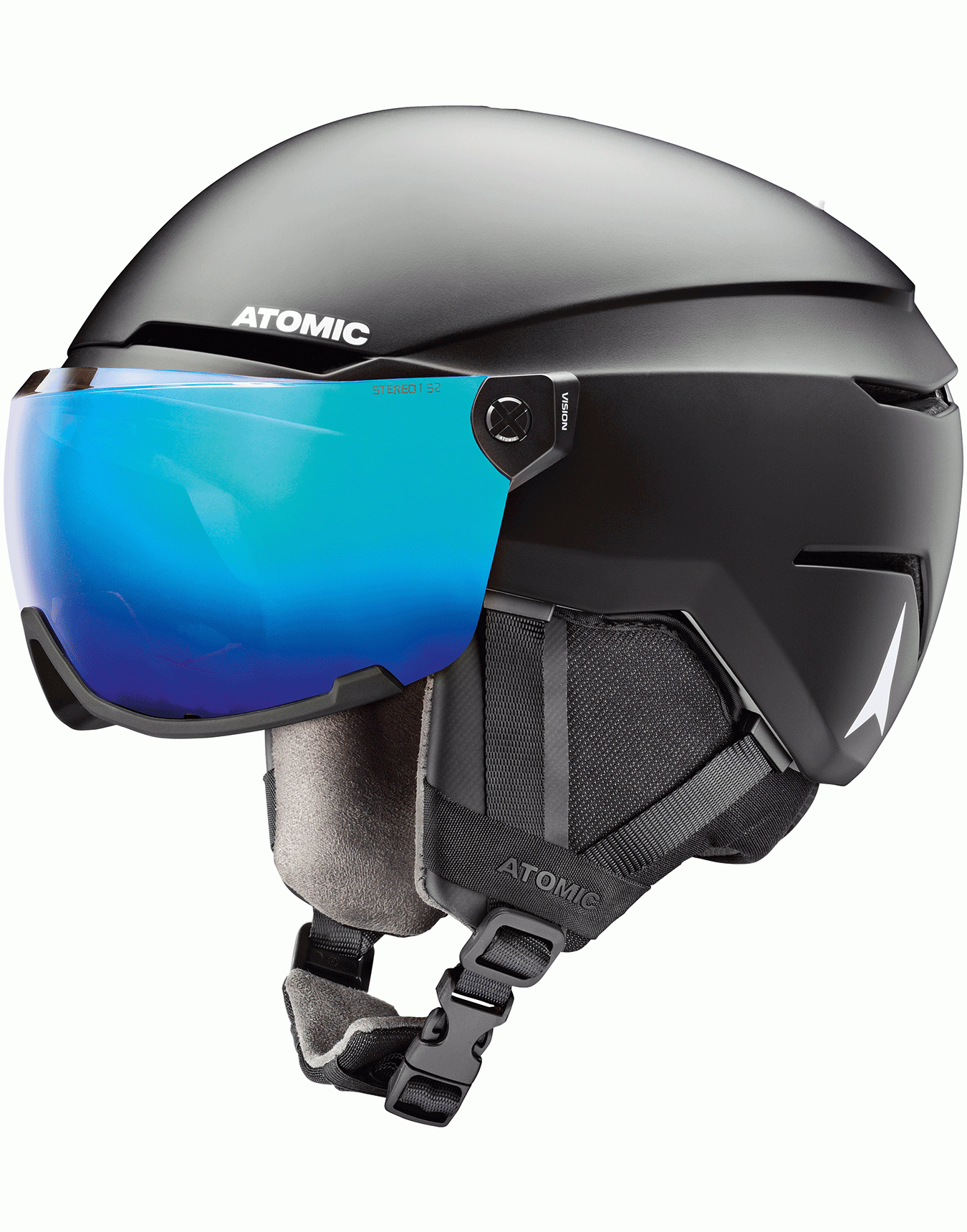 Casque de ski/snowboard - Savor Visor Stereo Black - Taille 59-63 cm - Noir