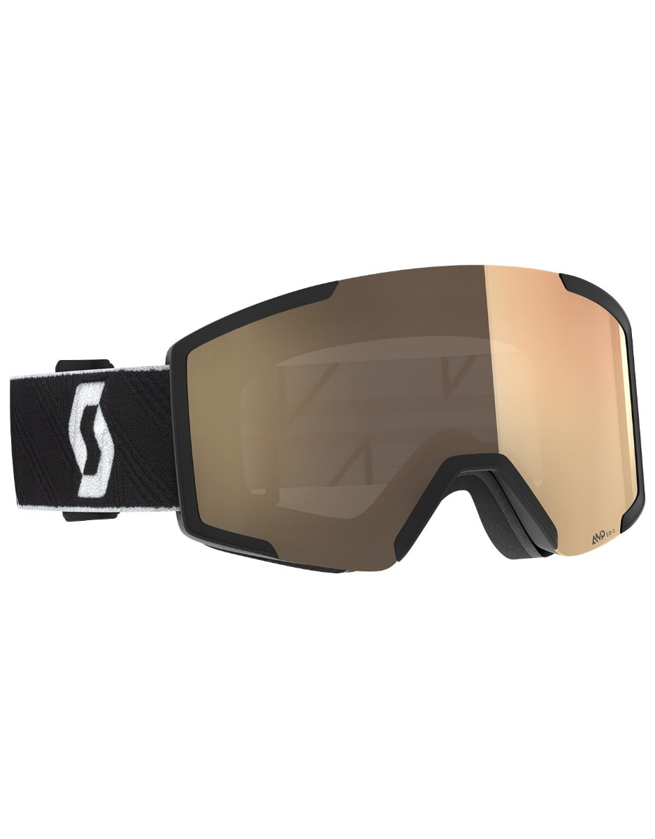 Masque de ski photochromique - Shield LS Black/White AMP LS Bronze Chrome S1-3 - Noir