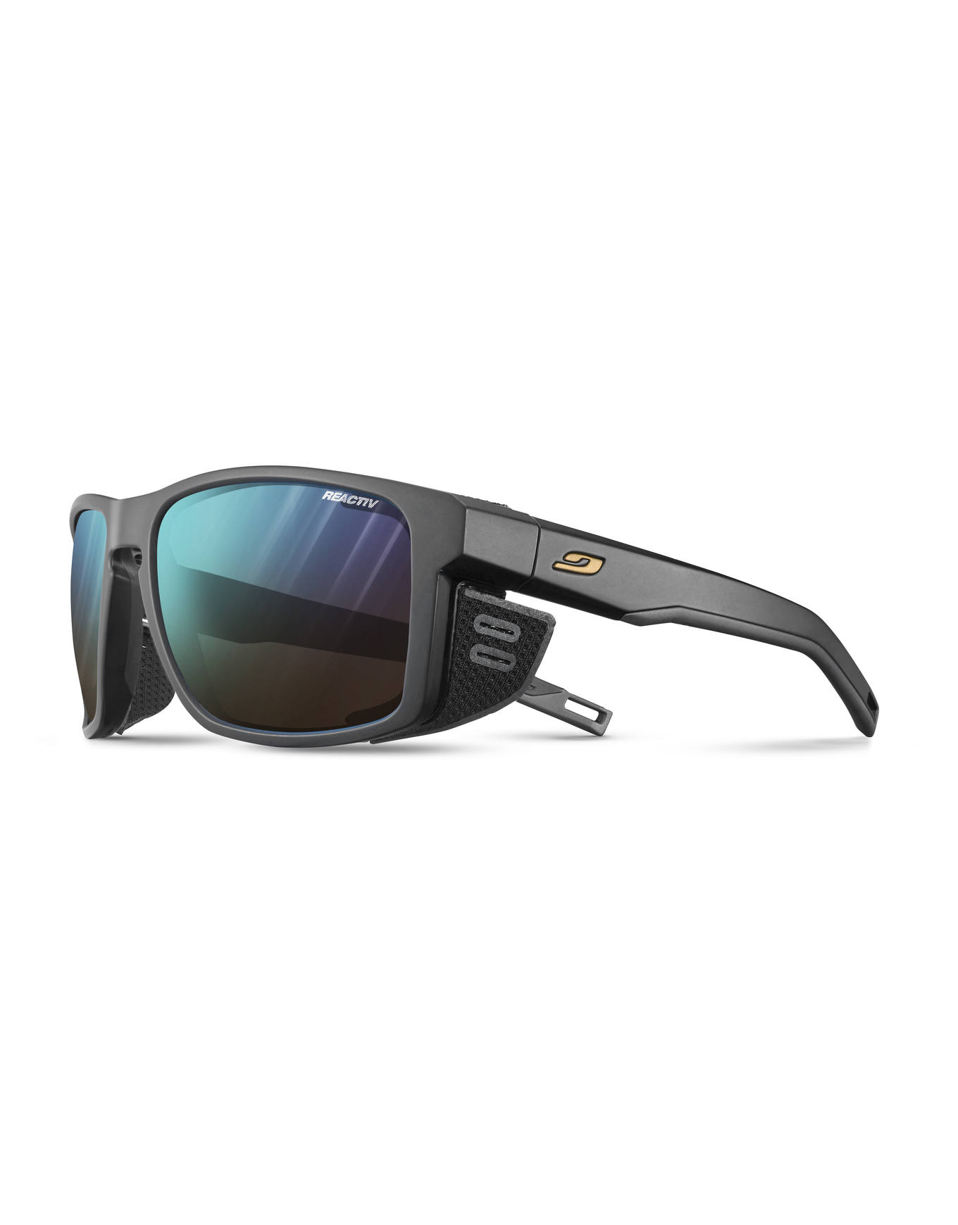 Sonnenbrille Shield Noir/Noir Reactiv 2-4 schwarz