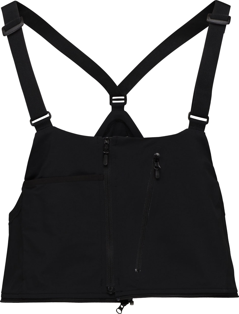 Norrona - Plastron pare-neige - Flex1 Ski/Snowboard Zip-In Bib M Caviar Black - Taille S - Noir