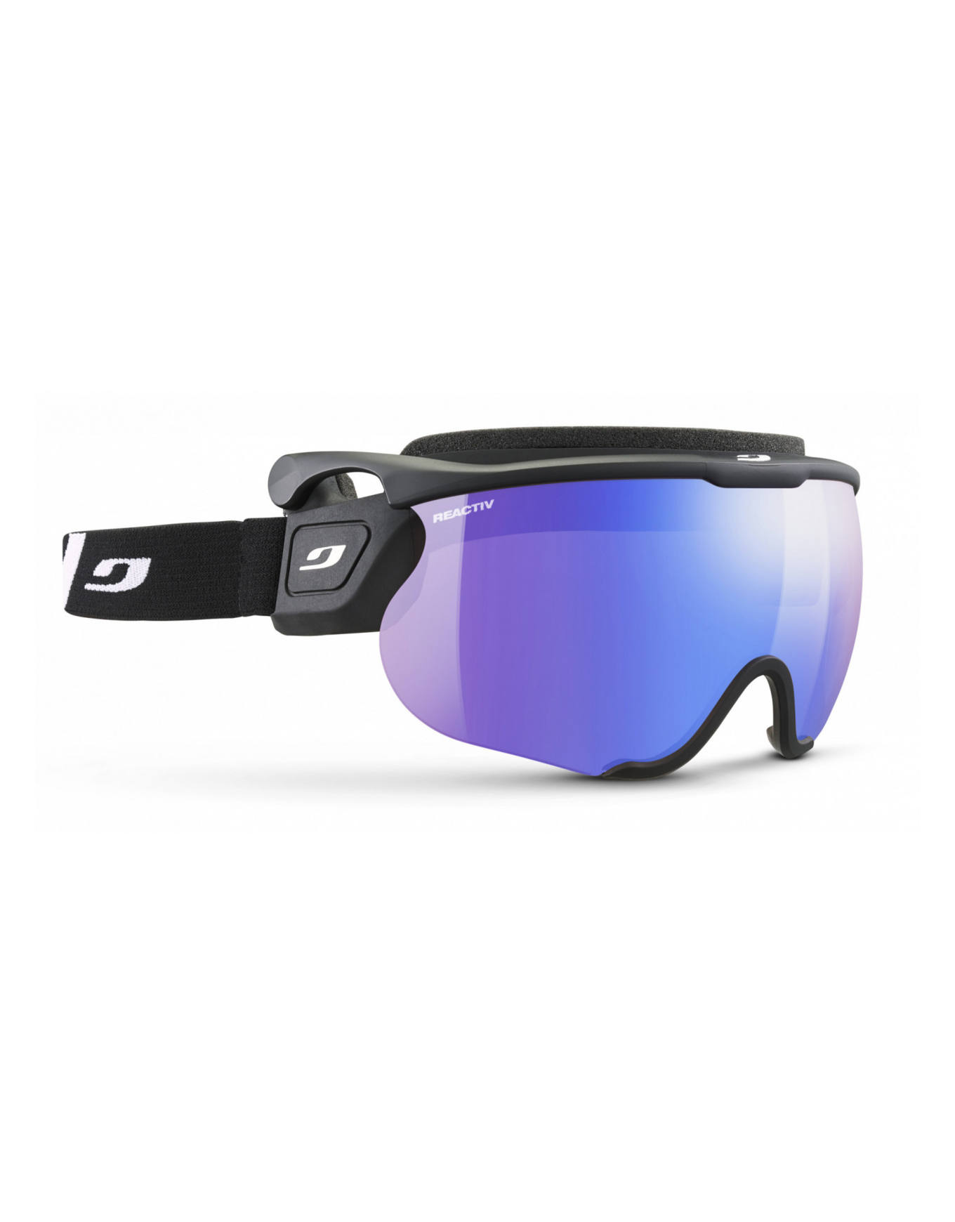 Visière de ski nordique photochromique - Sniper Evo L Reactiv 1-3 HC Black/Black - Noir