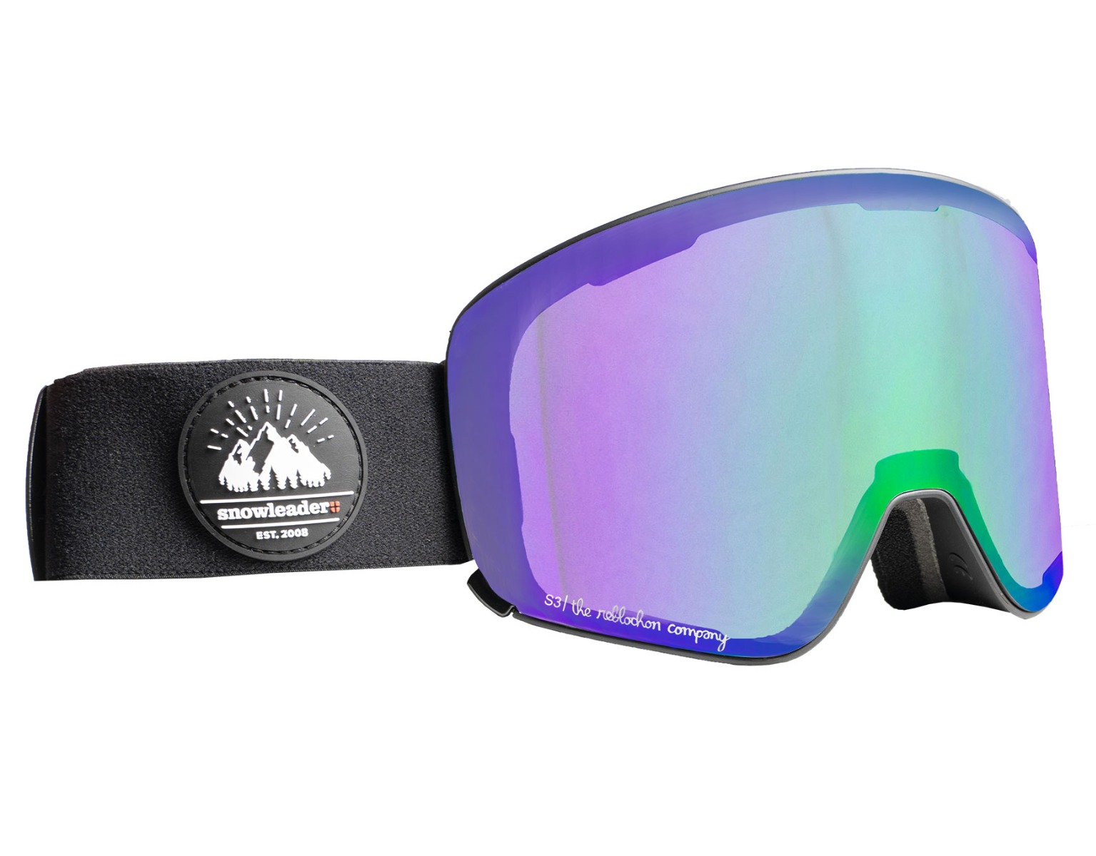Skibrille Moon Mixed Black Goggle Blue schwarz