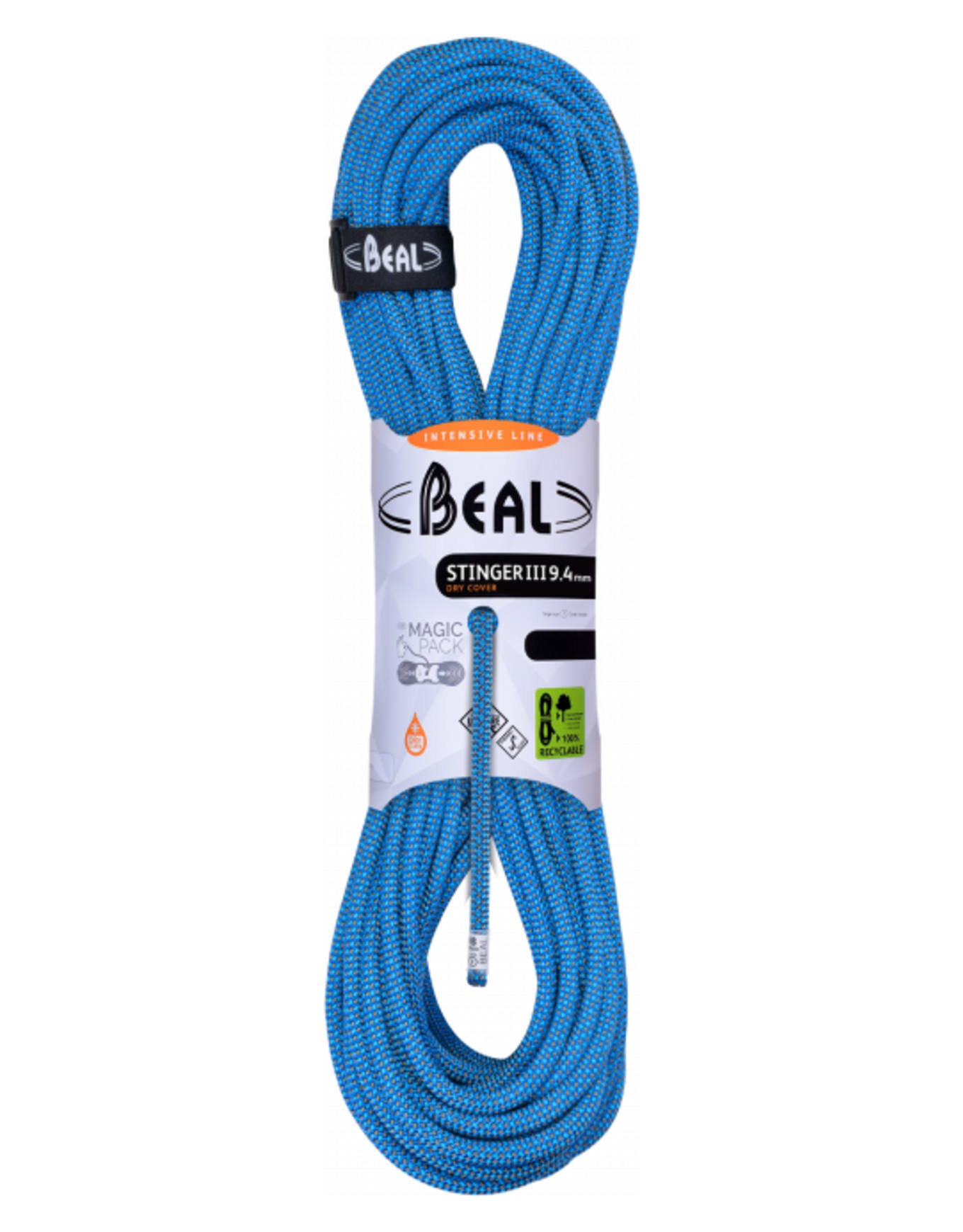 Corde d'escalade - Stinger III 9.4mm Blue - Taille 70 m - Bleu
