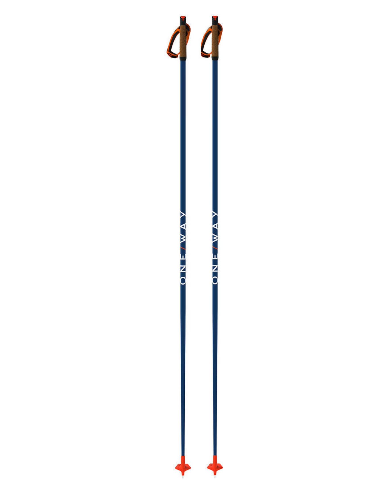 Bâtons de ski nordique - Storm 5 Mag - Taille 145 cm - Bleu