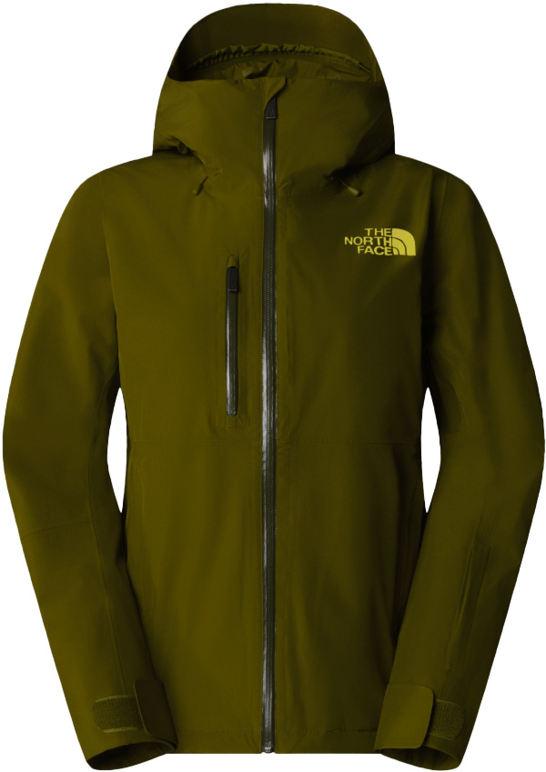 Atmungsaktive Skijacke W Descendit Jacket Forest Olive für Damen Größe XS Khaki