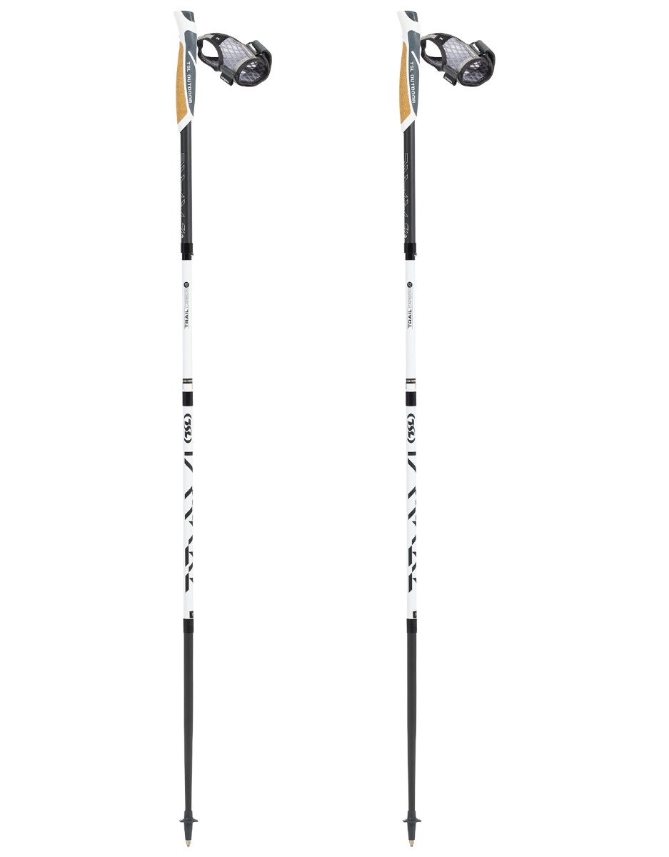 Bâtons de trail - Trail C4 Cork Shadow Sht - Taille 120 cm - Noir