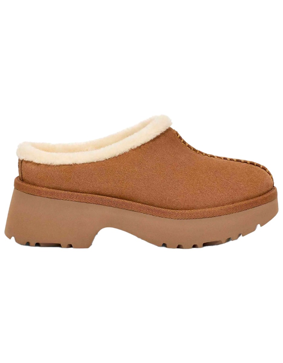 Sabots - W New Heights Cozy Clog Chestnut en Laine - Taille 39 - Marron