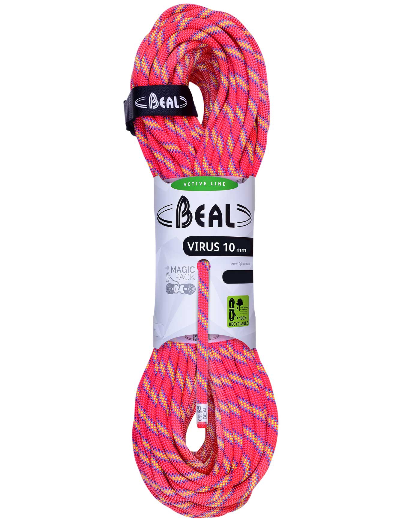 Corde d'escalade - Virus 10mm Pink - Taille 70 m - Rose