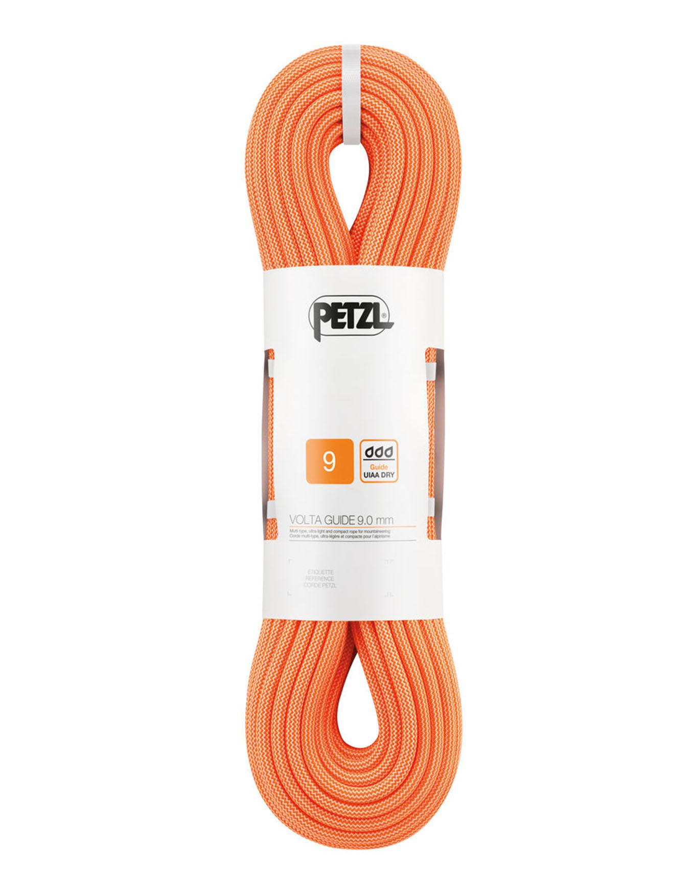 Corde d'escalade - Volta Guide 9 mm Orange - Taille 100 m
