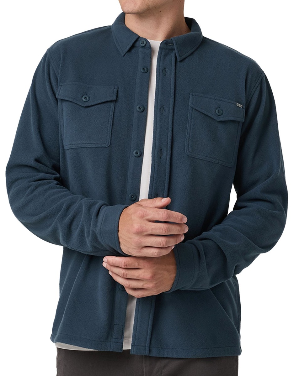 Chemise en Polartec® - Aspen Shirt Jacket M Ocean Blue - Taille M - Bleu
