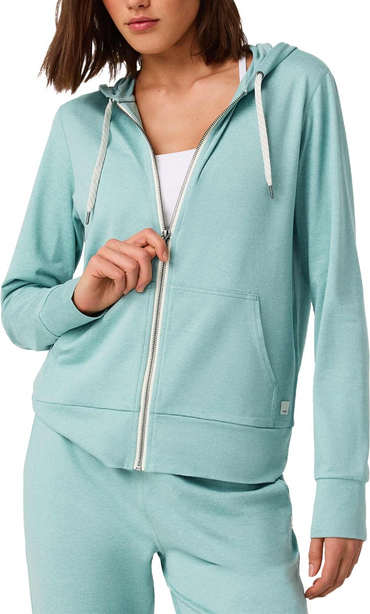 Sweat zippé à capuche - Halo Performance Hoodie 2.0 W Sea Spray Heather - Taille XS - Bleu