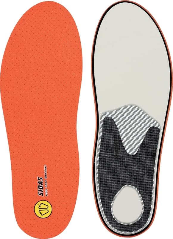 Personalisierbare Einlegesohlen Winter Custom Pro HR Größe 35-36 Orange