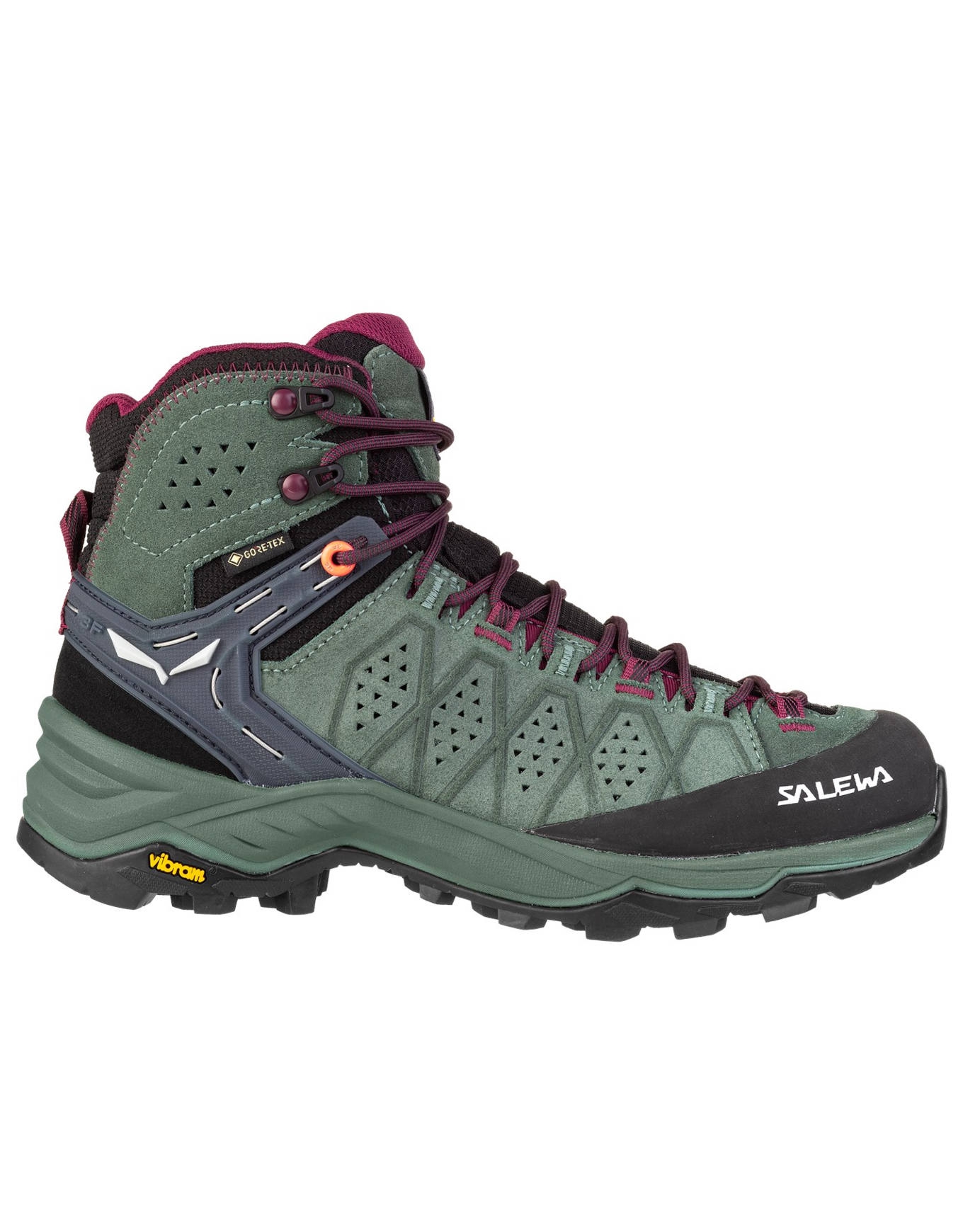 Chaussures de trekking en GORE-TEX® - Alp Trainer 2 Mid GTX W Duck Green/Rhododendon - Taille 37 - Vert