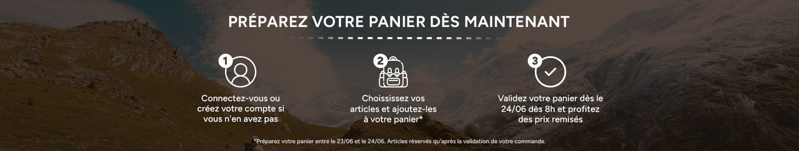 Soldes J-1, préparez votre panier