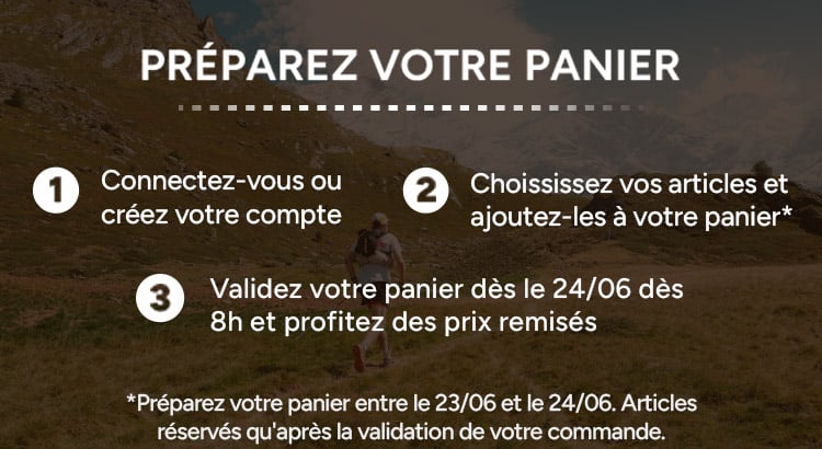 Soldes J-1, préparez votre panier