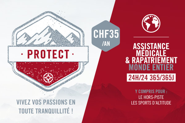  Assurance sportive snowleader : CHF 35 /an snowleader Protect